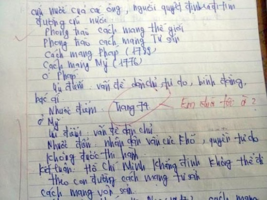 Những lời phê bá đạo không hề nhẹ của giáo viên