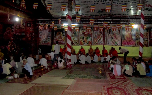 Nghi lễ cầu an ở chùa