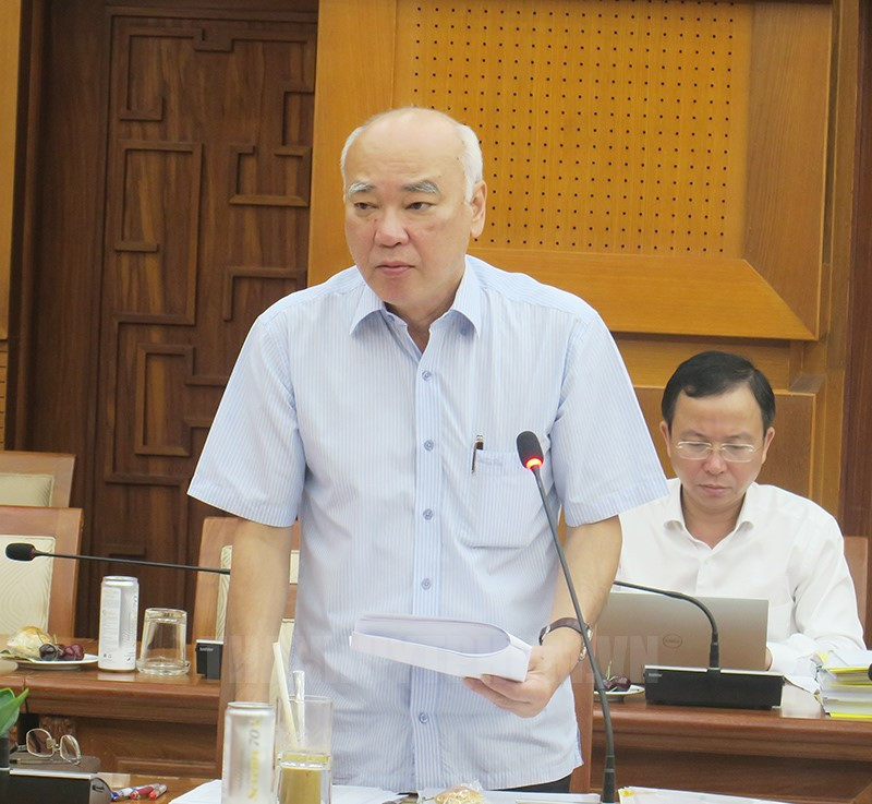 Trưởng Ban Tuyên giáo Thành ủy TP.HCM Phan Nguyễn Như Khuê góp ý tại cuộc họp
