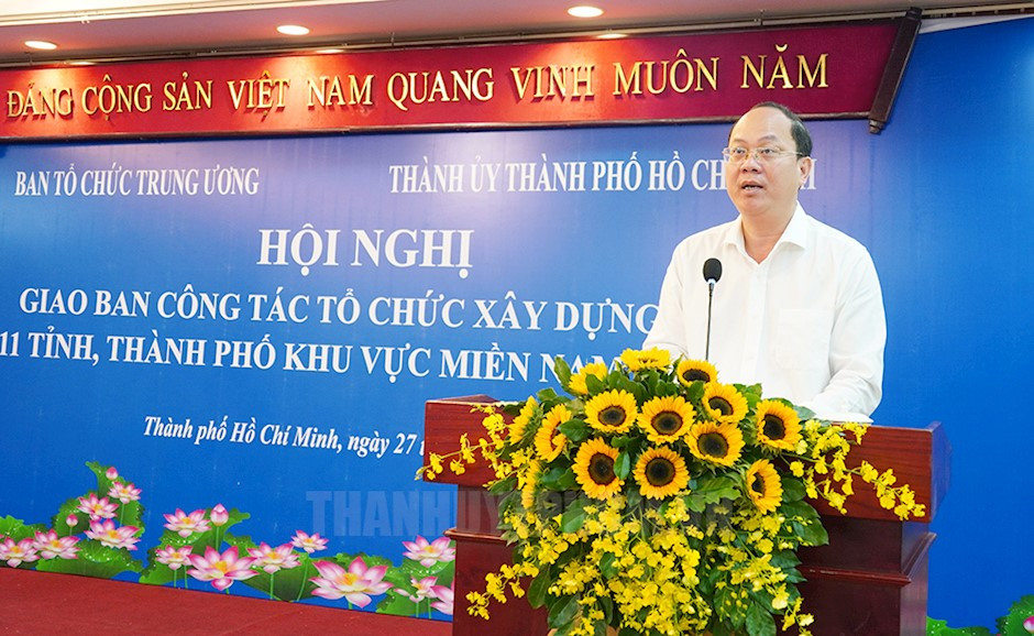 Đồng chí Nguyễn Hồ Hải phát biểu tại Hội nghị.