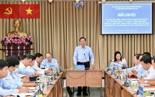 Chủ tịch UBND TP.HCM Phan Văn Mãi gợi ý hướng phát triển mới cho huyện Củ Chi