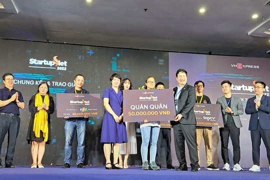 Chung kết Startup Việt 2022: “eJOY” đoạt giải quán quân