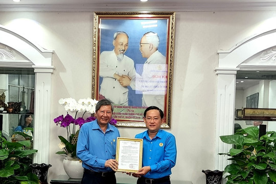 Ông Phùng Thái Quang được công nhận chức danh Phó Chủ tịch LĐLĐ TP.HCM