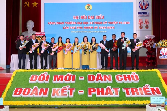 Ông Nguyễn Nam Thắng tái đắc cử chủ tịch Công đoàn Trường ĐH Sư phạm Kỹ thuật TP.HCM nhiệm kỳ 2023-2028