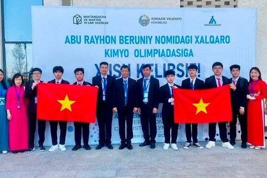 Học sinh Việt Nam đứng thứ nhất tại Olympic Hóa học Quốc tế