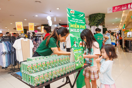Nestlé Milo tiếp sức “Thế hệ ý chí” với gần 3 triệu hộp Milo nhân ngày tựu trường
