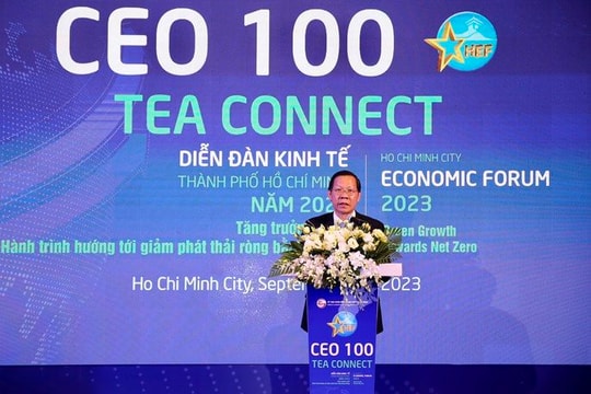 Chủ tịch UBND TP.HCM gặp 100 CEO bàn về tăng trưởng xanh