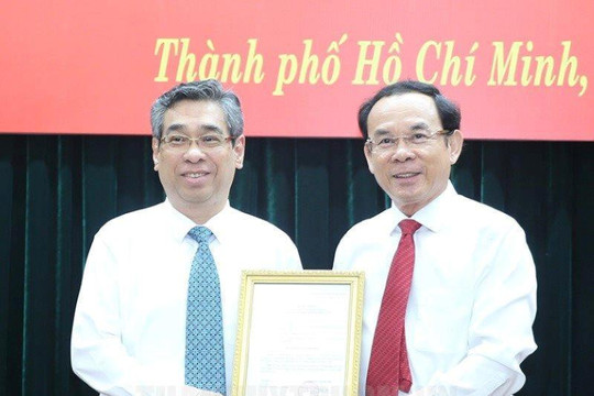 Đồng chí Nguyễn Phước Lộc làm Phó Bí thư Thành ủy TP.HCM