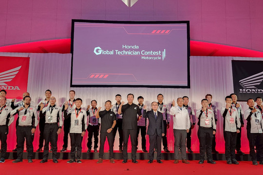 Honda Việt Nam chinh phục đỉnh cao tại Hội thi Kỹ thuật viên xe máy thế giới 2023
