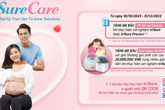 Gene Solutions ra mắt "triSureCare - Chăm sóc Thai kỳ trọn vẹn"