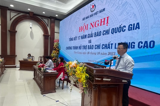 Hội Nhà báo Việt Nam tổ chức Hội nghị tổng kết 17 năm Giải Báo chí Quốc gia