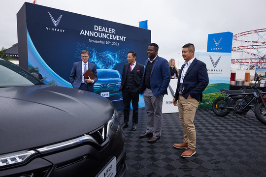 VinFast dự kiến mở rộng mạng lưới phân phối xe điện tới 125 điểm bán toàn nước Mỹ