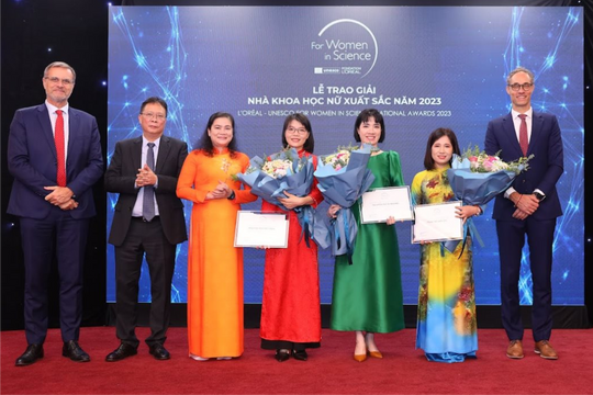 Ba nhà khoa học nữ của Việt Nam xuất sắc nhận giải thưởng L’Oréal - UNESCO 2023