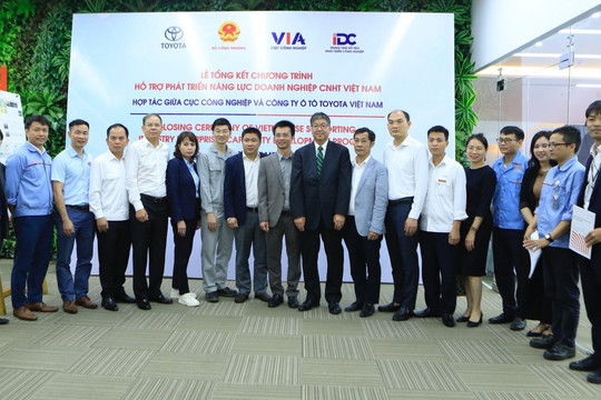 Toyota Việt Nam công bố kết quả hoạt động hỗ trợ các nhà cung cấp công nghiệp hỗ trợ