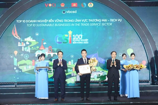 Herbalife Việt Nam nhận bằng khen Top 100 doanh nghiệp bền vững Việt Nam 2023