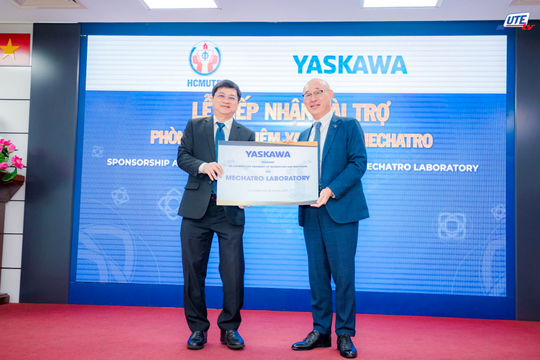 HCMUTE khánh thành phòng thí nghiệm do tập đoàn Yaskawa Electric tài trợ
