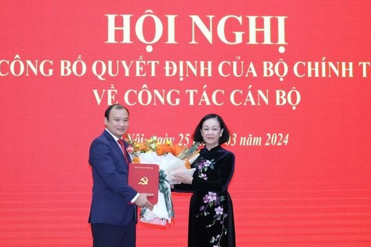 Đồng chí Lê Hải Bình được bổ nhiệm làm Tổng Biên tập Tạp chí Cộng sản