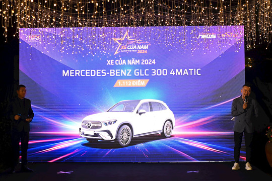 Danh hiệu Xe của năm 2024 thuộc về phiên bản Mercedes-Benz GLC300 4Matic