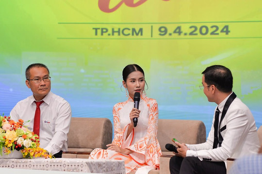 Hoa hậu Nguyễn Thanh Hà: Tiết kiệm điện để bảo vệ Trái đất và môi trường