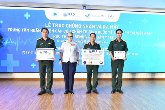 Ra mắt Trung tâm Huấn luyện Cấp cứu Chấn thương Quốc tế đầu tiên tại Việt Nam
