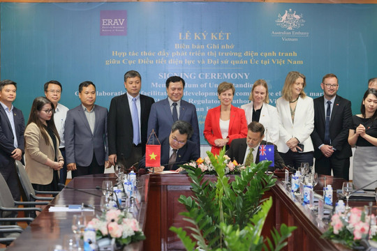 Việt Nam và Australia hợp tác phát triển thị trường điện cạnh tranh