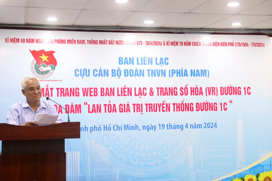 Ra mắt website của Ban liên lạc Cựu cán bộ Đoàn Thanh niên Việt Nam phía Nam