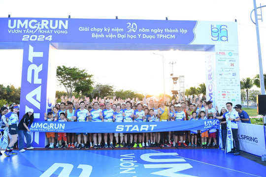 “UMC Run – Vươn tầm khát vọng”: Gần 5.000 vận động viên về đích an toàn