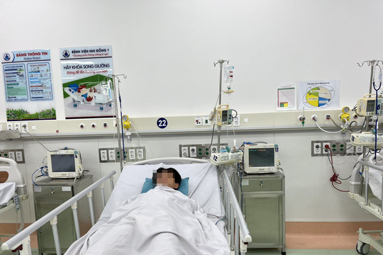Bệnh viện Nhi đồng 1: Bệnh nhi nhiễm trùng huyết nghi ngộ độc thực phẩm