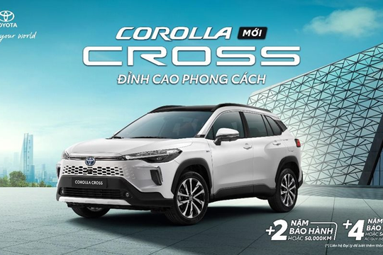 Toyota Corolla Cross 2024 ra mắt thị trường Việt, giá từ 820 triệu đồng
