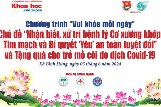 Chương trình “Vui khỏe mỗi ngày” đến với người dân xã Bình Hưng, huyện Bình Chánh