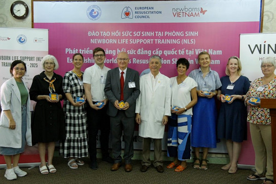 Việt Nam có Trung tâm huấn luyện đào tạo Hồi sức sơ sinh theo chuẩn châu Âu đầu tiên