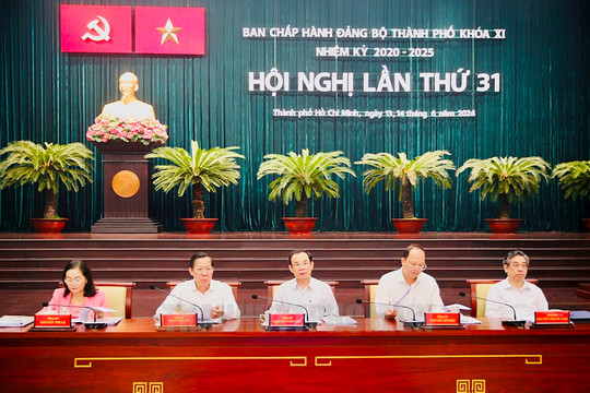 Hội nghị lần thứ 31 Ban Chấp hành Đảng bộ TP khóa XI ghi nhận nhiều ý kiến thiết thực