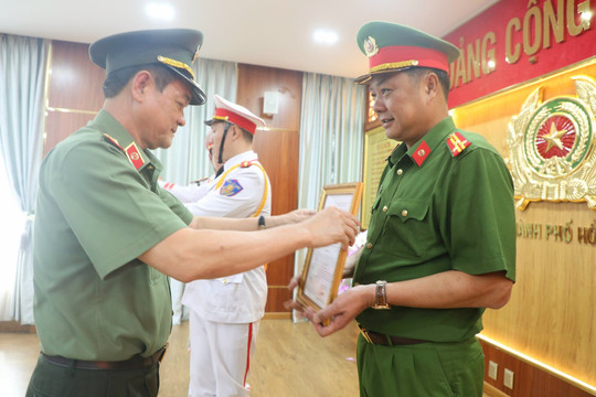 Thượng tá Nguyễn Đình Dương được bổ nhiệm Thủ trưởng Cơ quan Thi hành án hình sự Công an TP.HCM