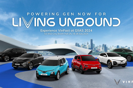VinFast tham dự Triển lãm Ô tô Quốc tế Gaikindo Indonesia 2024