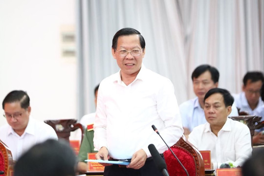 Chủ tịch Phan Văn Mãi cam kết dự án Vành đai 3 sẽ đảm bảo tiến độ