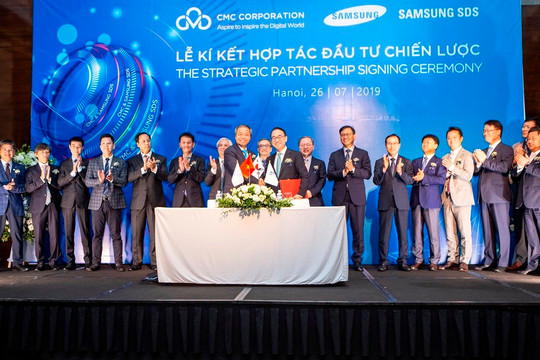 Samsung SDS thúc đẩy mở rộng hợp tác chiến lược với Tập đoàn Công nghệ CMC