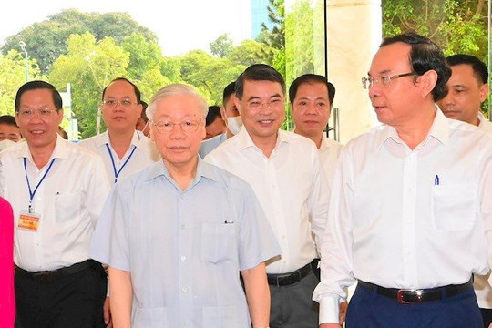Tổng Bí thư Nguyễn Phú Trọng trong lòng Đảng bộ, Chính quyền, Nhân dân thành phố Hồ Chí Minh