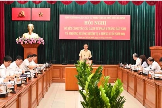 Bí thư Nguyễn Văn Nên chủ trì phiên họp Ban Chỉ đạo Cải cách tư pháp TP.HCM