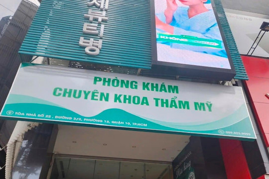 Sở Y tế đến kiểm tra, cơ sở hành nghề không phép mở chuông báo cháy để tẩu thoát