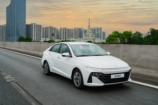 Doanh số xe Hyundai tháng 08/2024: Accent vẫn đắt hàng nhất