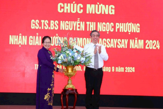 TP.HCM chúc mừng GS-BS Nguyễn Thị Ngọc Phượng nhận giải 'Nobel châu Á'