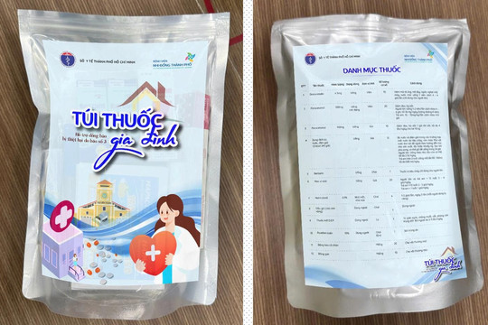 TP.HCM gửi 30.000 “Túi thuốc gia đình” hỗ trợ đồng bào chịu ảnh hưởng do bão số 3