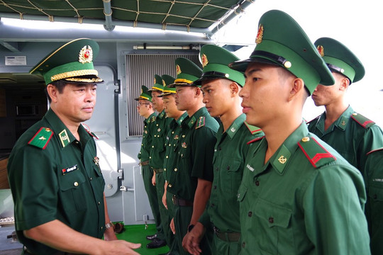 Hải đoàn Biên phòng 18 chuyển biến, thay đổi rõ rệt trong xây dựng chính quy, quản lý kỷ luật