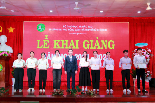 Trường Đại học Nông Lâm TP.HCM khai giảng năm học mới, đón gần 5.000 tân sinh viên