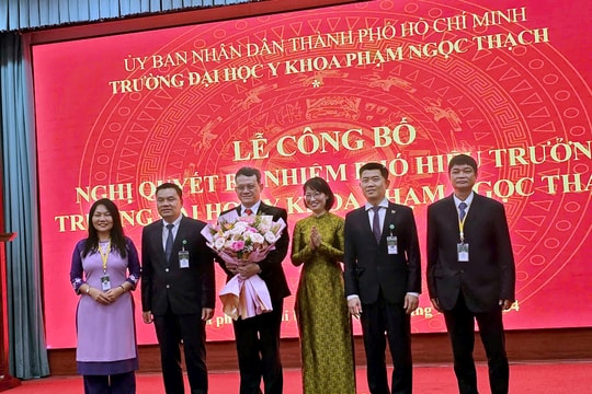 Trưởng Khoa Dược làm Phó Hiệu trưởng Trường Đại học Y khoa Phạm Ngọc Thạch