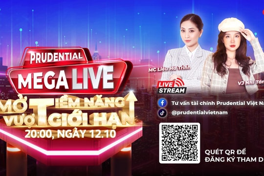 Prudential “bắt trend” với Mega Livestream dành riêng cho giới trẻ