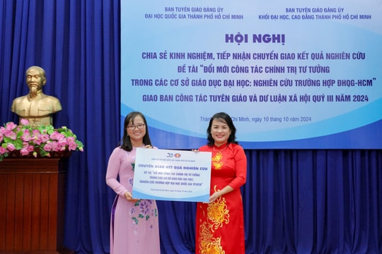 Tăng cường đổi mới công tác chính trị tư tưởng trong các cơ sở giáo dục đại học