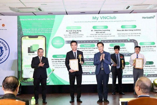 Herbalife Việt Nam đạt giải thưởng “Top Công Nghiệp 4.0 Việt Nam 2024”