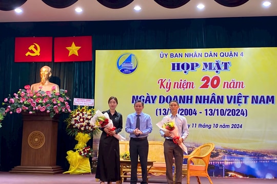 Quận 4 họp mặt doanh nghiệp nhân Ngày Doanh nhân Việt Nam