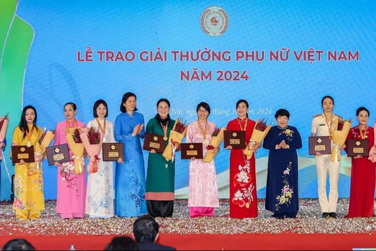 Hai nhà khoa học nữ TP.HCM được vinh danh tại Giải thưởng Phụ nữ Việt Nam năm 2024